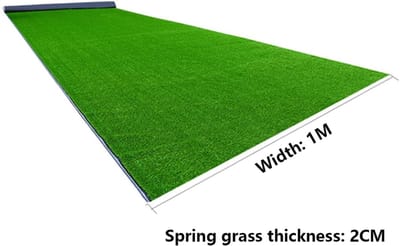 Kunstgras Tapijt - Synthetisch Gazon Mat - Tuin Decoratie - Hoge Dichtheid 20mm - Op Rol 4m - Groen