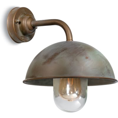 Moretti Luce Wandlamp Circle 3239 recht, antiek messing