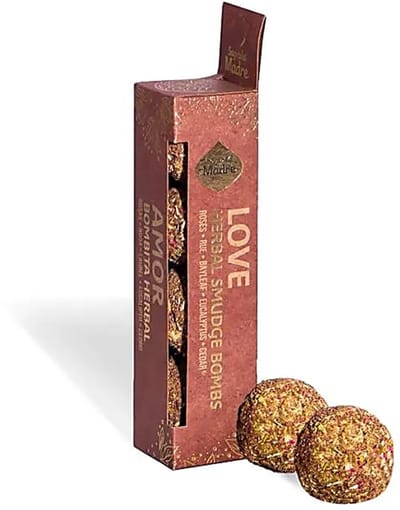 Sagrada Madre - smudge bombs - smudge - liefde - love - roos - 4 stuks