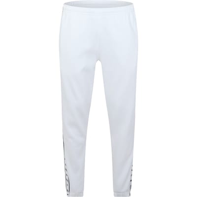 Lacoste Slanke joggingbroek voor heren met streep aan de zijkant (Wit)