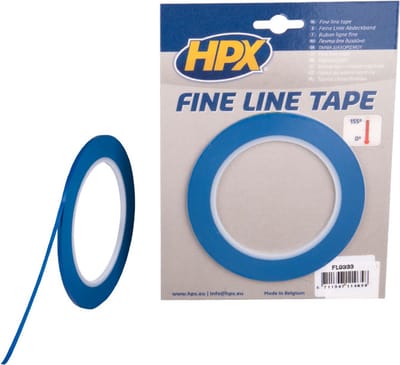 Fine line tape (lineerband) - blauw 3mm x 33m
