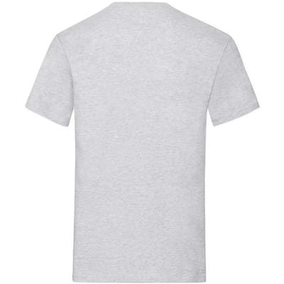 Fruit of the Loom Unisex Adult Zwaar Katoenen T-Shirt (Heide Grijs)