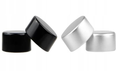 Bimberek - GPI 24MM Aluminium Dop - Zwart of Zilver - Set van 10