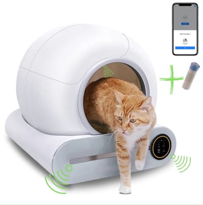 Kattenbak zelfreinigend - Luxe editie - Automatische kattenbak - Zelfreinigende kattenbak - Elektrische - Reiniger