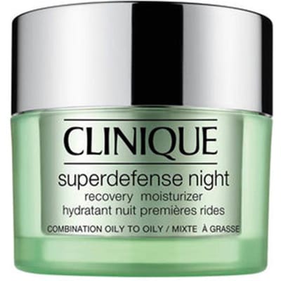 Clinique, Superdefense Nuit, Sans Parfum, Hydratante, Nuit, Crème, Pour le Visage, 50 ml