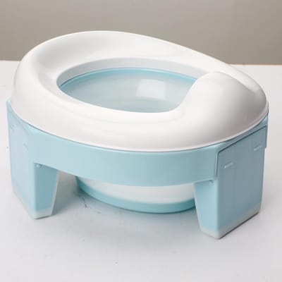 Potty Trainingsstoel - Peuter Toiletstoel - Zindelijkheidstraining - 3-in-1 Draagbaar Ontwerp - Compact - Blauw