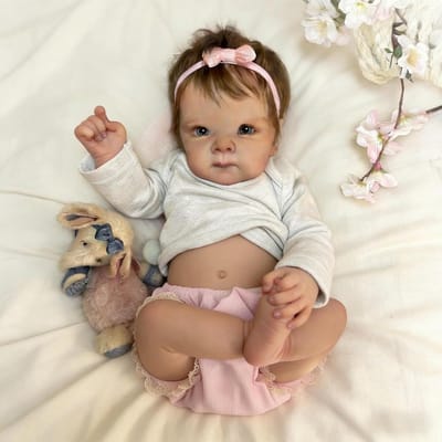 Realistische Reborn Babypop Meisje 48 cm Volledig Siliconen Badpop Speelgoed 3+