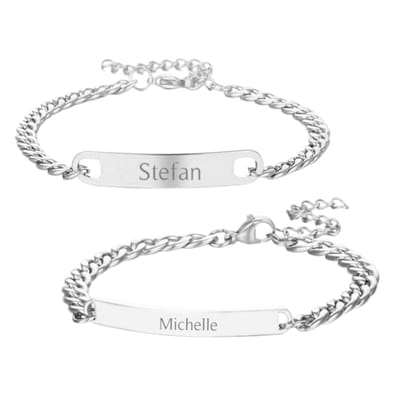 Koppel armbanden met Naam