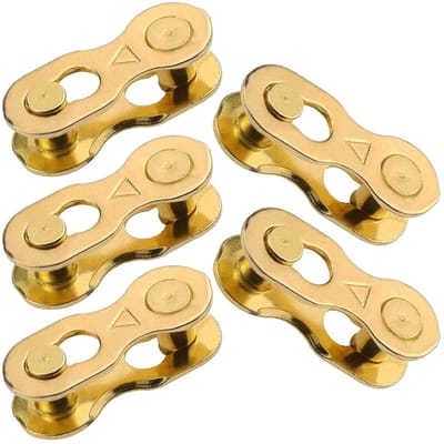 Dailygoods- Fiets Ketting Links 5 Paar - Geschikt voor 6/7/8 Snelheid - Mangaanstaal - Duurzaam - Antiroest - Glad Oppervlak - Kettingschakels