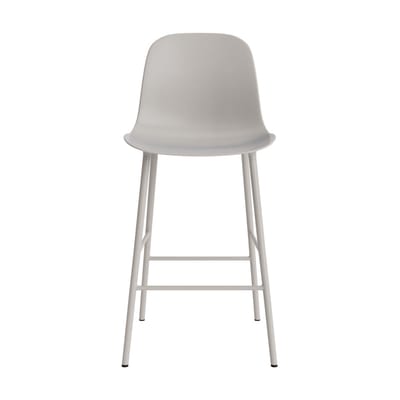 Normann Copenhagen Form Barstoel staal - NormannCopenhagenFormWarmGrey - 65 cm
