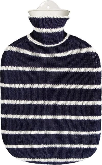 Sänger - Blauw Wit Gestreepte Hoes - Marine - Warmtekruik