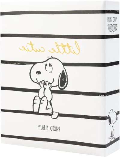 Fotoalbum Snoopy - Geheugenboek Plakboek - Foto's Organiseren - Grote Capaciteit - 304 Foto's 13x20 cm - Zwart