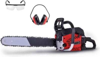 Professionele Kettingzaag – Benzine - Mcculloch – Automatisch Smeersysteem – 22 M/S Snijsnelheid – 2313W – Rood