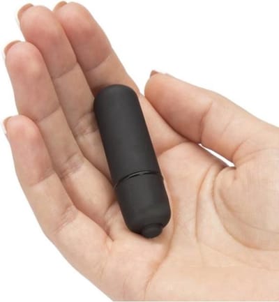 Okado Mini Bullet Vibrator Zwart – Pocketformaat Mini Vibrator – Waterdicht – Stil – 1 Stand – Inclusief Batterijen – Handzaam voor Onderweg