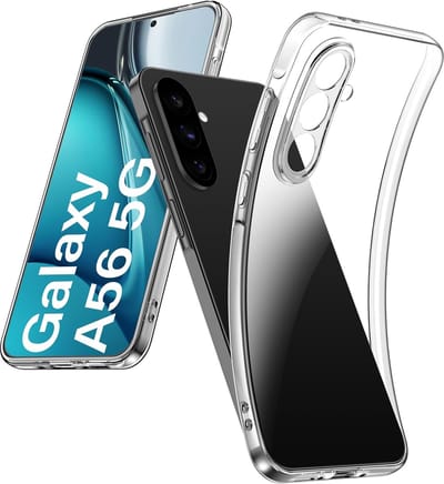 Flexibele achterkant Silicone hoesje Transparant Geschikt voor: Samsung Galaxy A56