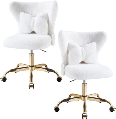 MRKK® Make up Stoel - Kaptafel Kruk - Visagie - Wit
