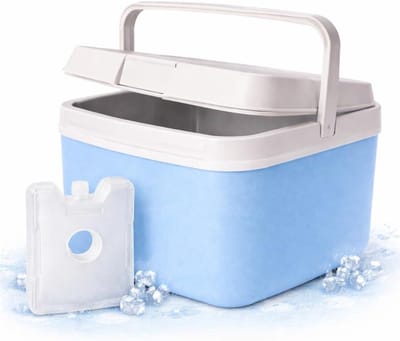 Koelbox - Koeltas Thermobox - Buitenactiviteiten - Inclusief koelelement - 15 liter - Blauw