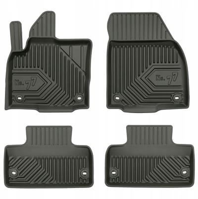 FROGUM No.77 Automatten - Geschikt voor LAND ROVER RANGE ROVER EVOQUE (2011-2019) - 4-delig - TPE Rubber - Zwart