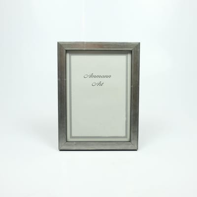 AL - Houten Fotolijst - Zilver / Zwart - 10 x 15 cm