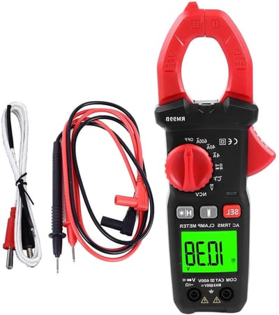 Digitale Multimeter - Stroomtang - Elektrische Metingen - Contactloze Spanningstest - 4000 Tellingen - Zwart