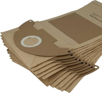 Papieren Stofzuigerzakken - Stofzakken Set - Stofzuigen Thuis - Absorberend Papier - 50 Stuks - Bruin