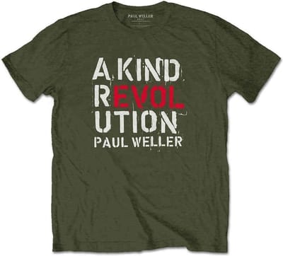 Paul Weller - A Kind Revolution Heren T-shirt - S - Groen