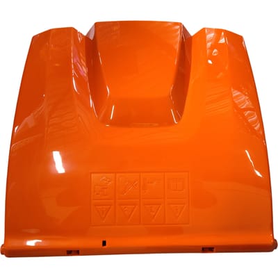 Husqvarna achtervanger klep oranje