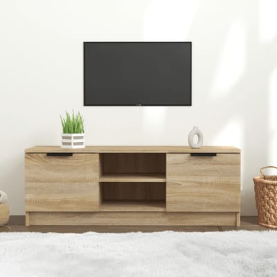 vidaXL - Tv-meubel - 102x35x36,5 - cm - bewerkt - hout - sonoma - eikenkleurig