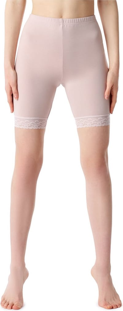 Bellivalini BLV-BLV50-216-LE Dames Leggings - Sport - Vrijetijdsbroek - Kort - Viscose - Sporbroek - Yogabroek - Poederroze - M