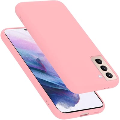 Cadorabo Hoesje geschikt voor Samsung Galaxy S21 PLUS in LIQUID ROZE - Beschermhoes gemaakt van flexibel TPU silicone Case Cover