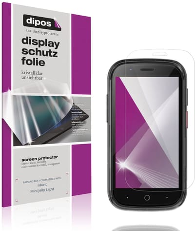 dipos – 4x Beschermfolie geschikt voor iHunt Mini Jelly Light | Krasbestendige & heldere Screenprotector Ultra-Thin