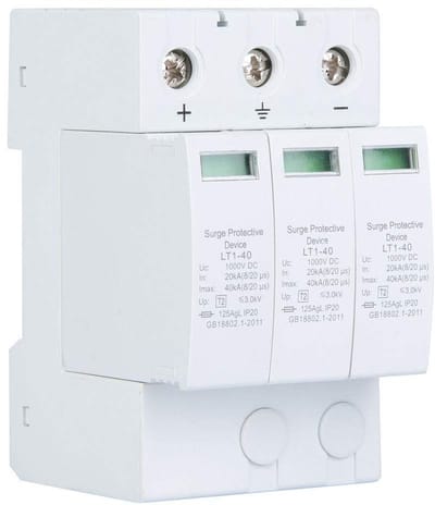 Dailygoody - Huis Overspanningsbeveiliging - Bliksembeveiliging - Bescherming tot 40kA - Veiligheidsapparaat - Betrouwbare energiebeveiliging - I