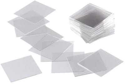 Dekglaasjes microscoop 22 × 22 mm – glas – 0,13-0,17 mm dik – 100 stuks