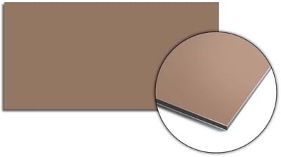 KitchenArt - Mocha Mousse Spatscherm - 80x40 cm - Spatscherm Achterwand Keuken - Spatwand Keuken