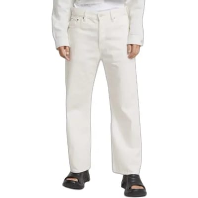 G-Star Bowey 3d Boyfriend Ankle Chalk Maat: W25L30 | Straight Broeken Outlet | Dames | Wit