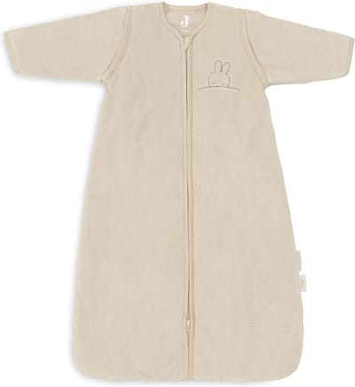 Jollein x Nijntje Slaapzak Winter Met Afritsbare Mouw 70cm Sleepy Miffy Terry - Nougat - Winterslaapzak