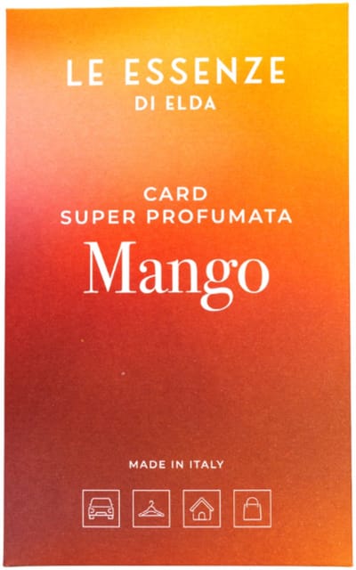 Wasparfum Geurkaart - Le Essenze di Elda - Mango