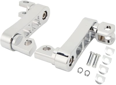 Dailygoods- Voetsteunen Verstelbaar - Voetsteunen Fiets - Voetsteunen Fatbike - Robuuste Constructie - Hoogwaardige Materialen - Comfortabele Rijervaring - Motorsteunen