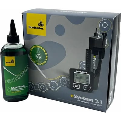 Kettingvet + biologisch afbreekbare groene smeermiddel Scottoiler eSystem V3.1