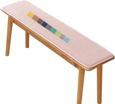 Bankkussen Tuinkussen - Zitkussen Stoel - Comfortabel Zitten - Met Bevestigingsbanden - 70x50 cm - Perzik