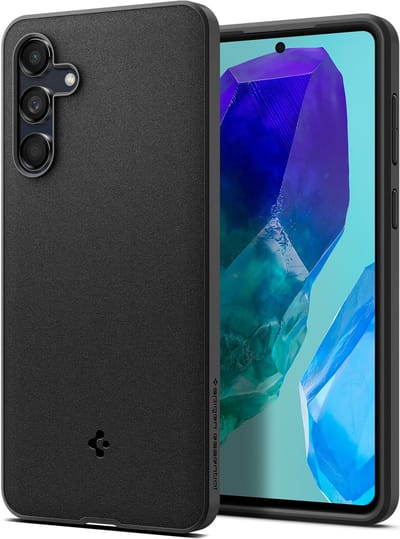 Spigen Essential Sand Blast - matte black - Samsung Galaxy M55 5G