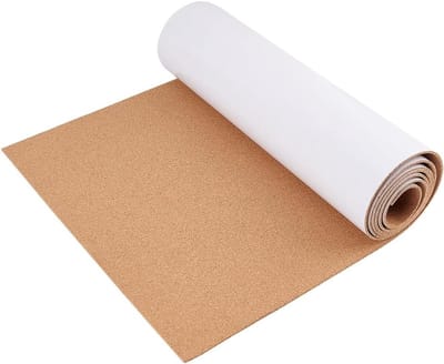 Cork Roll Zelfklevend 200 x 40 cm - 3 mm Dikke Kurk Tegels voor Creatieve Projecten, Keuken, Kantoor en Wanddecoratie