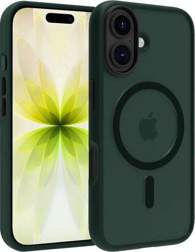 Hoesje - Geschikt voor Apple iPhone 17 - Magsafe Compatible - Sterk & Shockproof - Back Cover - Shock Proof Case - Telefoon Hoes Shockproof - Telefoonhoesjes - Donkergroen