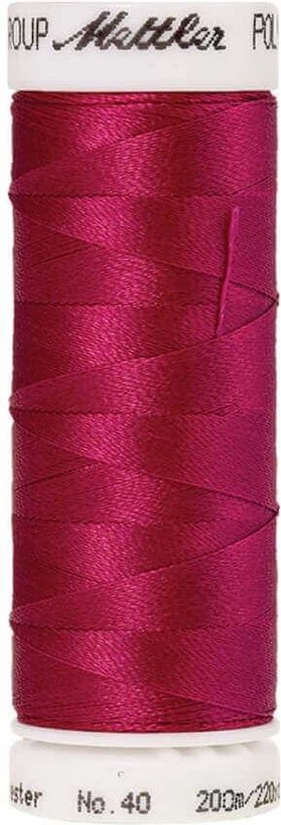 AMANN POLYSHEEN NAAI-BORDUURGAREN, COL-2300 ROZE, 200M, PER STUK.