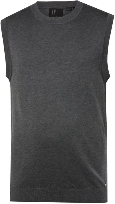 JP 1880 - Heren - Slipover ronde hals - Leisteen - Maat 3XL