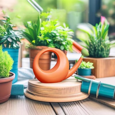 Decoratieve Gieter - Waterpot Planten - Planten Water Geven - Gerichte Waterstroom - 4 Liter - Oranje
