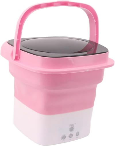 Compacte Draagbare Opvouwbare Wasmachine voor Huishoudelijk Gebruik - Efficiënte Wasoplossing voor Babykleding