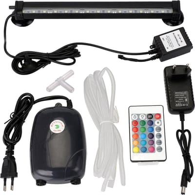 Aquarium Verlichting - RGB Verlichting met Luchtbellen - Lengte 39 cm