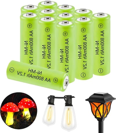 Oplaadbare Batterijen AA - Dubbele A Accu - Energievoorziening Apparaten - Stabiel Breed Temperatuurbereik - 14x50mm