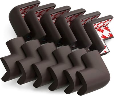 12 Stuks Zachte Hoekbeschermers voor Kinderen en Baby's - Veiligheidsbumper voor Meubels